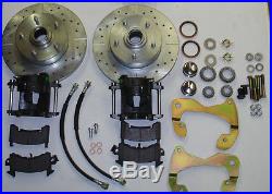 1955 1956 1957 Chevrolet disc brake conversion changeover kit drilled slotted
