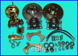 1957-1964 Ford Fullsize Galaxie Front Disc Brake Conversion Drilled Slotted
