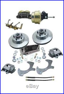 1957-1968 Ford Full Size & Galaxie Front Power Disc Brake Conversion Kit & Valve