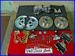1964-1972 GM A, F, X Body 2 Drop Disc Brake Conversion Kit Slotted Rotors