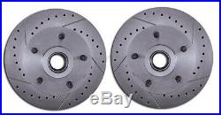 1964-1972 GM A, F, X Body Disc Brake Conversion Kit 9 Booster Drilled Rotors