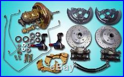 1968 1972 Chevelle GM A body power front disc brake conversion drilled slotted