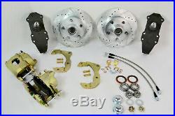 55 56 57 Chevrolet Bel Air Front Disc Brake Conversion with Dropped Spindles