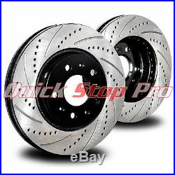CAD013F CTS-V Performance Brake Rotor Front Pair 09-15 Drill + Curve Slot