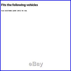 FULL KIT BLACK HART DRILL/SLOT BRAKE ROTORS-Ford MUSTANG 2005-2010 V6-4.0L