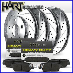FULL Platinum DRILLED SLOTTED BRAKE ROTORS AND HEAVY DUTY PAD PHCC. 44173.02