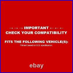 For 2010-2015 Chevrolet Camaro Front Rear Black Drill/Slot Brake Rotors