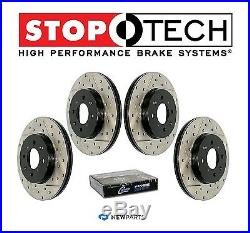 For Audi A3 VW Golf Jetta Front & Rear Drilled Slotted Brake Discs KIT StopTech