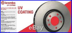 For MB W219 R230 Front Left or Right Drilled Slotted PVT Disc Brake Rotor Brembo