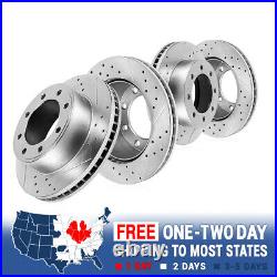 Front And Rear Brake Rotors For 2009 2017 Dodge Ram 2500 2009 2013 Ram 3500