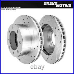 Front Brake Rotors For 2005 2006 2007 2008 2009 2010 Ford F250 F350 4X4 4WD