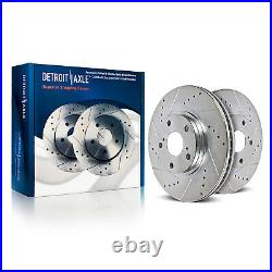 Front DRILLED Brake Rotors & Ceramic Pads for Toyota Solara Camry Sienna 11.65