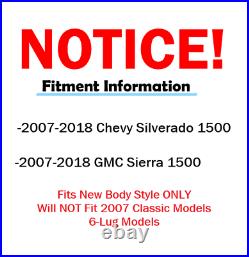Front Drill Brake Rotors 2007 2008 2009 2010 2011 2019 Silverado Sierra 1500