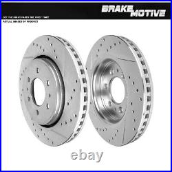 Front Drill Slot Brake Rotors For 2010-2016 Ford F150 07-14 Expedition Navigator