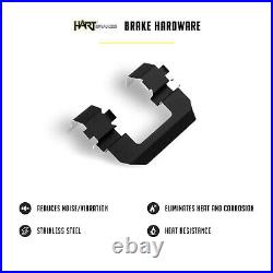 Front Hart Drill Slot Brake Rotors, Ceramic Pads + Hardware Kit PHC1.03006.42