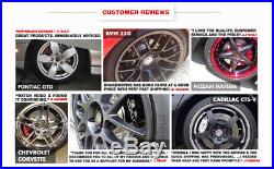 Front & Rear Drilled Slotted Brake Rotors & Ceramic Pads Kit Audi Volkswagen VW