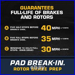 Front & Rear Kit Drill Slot Brake Rotors & Ceramic Pads For 2004 Grand Prix