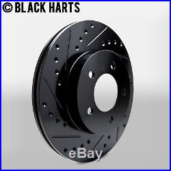 Full Kit Black Hart Drilled Slotted Brake Rotors -gmc Yukon