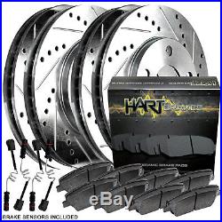 Full Kit Platinum Hart Drilled Slot Brake Rotors And Ceramic Pad Phcc. 3516502