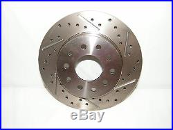 GM 10 & 12 Bolt Rear Disc Brake Conversion Drilled & Slotted Rotors