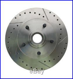 GM Front Disc Brake Conversion Kit Spindles Drilled & Slotted Rotors Wilwood