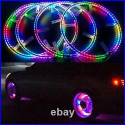 LED Wheel Lights Moving Color Kit Wireless for Honda Accord Civic SI CRV