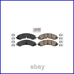 Rear Drill Slot Brake Rotors Ceramic Pad Kit For Chevrolet Silverado 2500 HD GMC