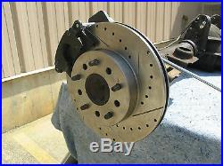 Universal GM 10/12 Bolt Rear Disc Conversion with Black Wilwood Calipers