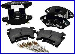 Universal GM 10/12 Bolt Rear Disc Conversion with Black Wilwood Calipers